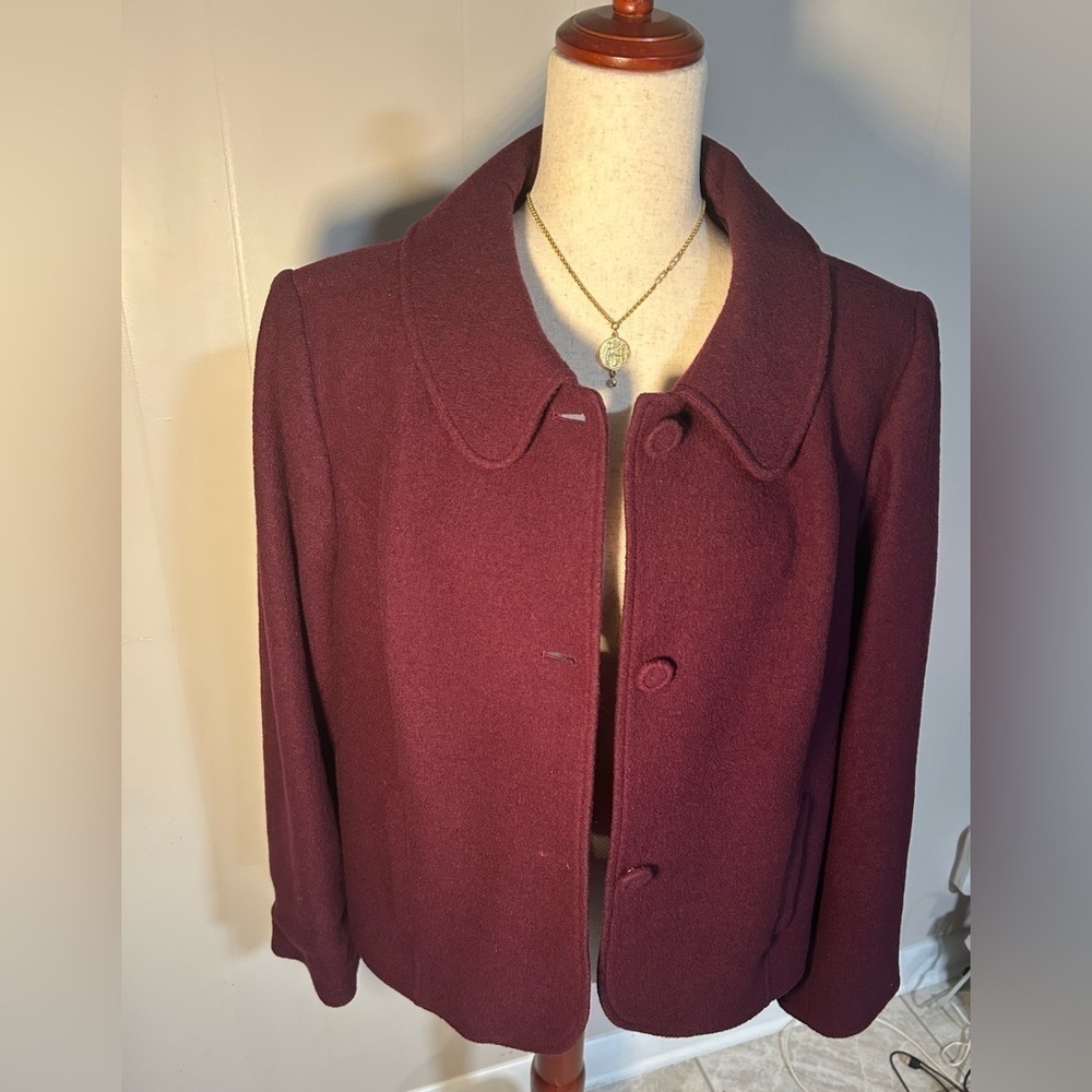 Pendleton Petite Cranberry Jacket - image 1